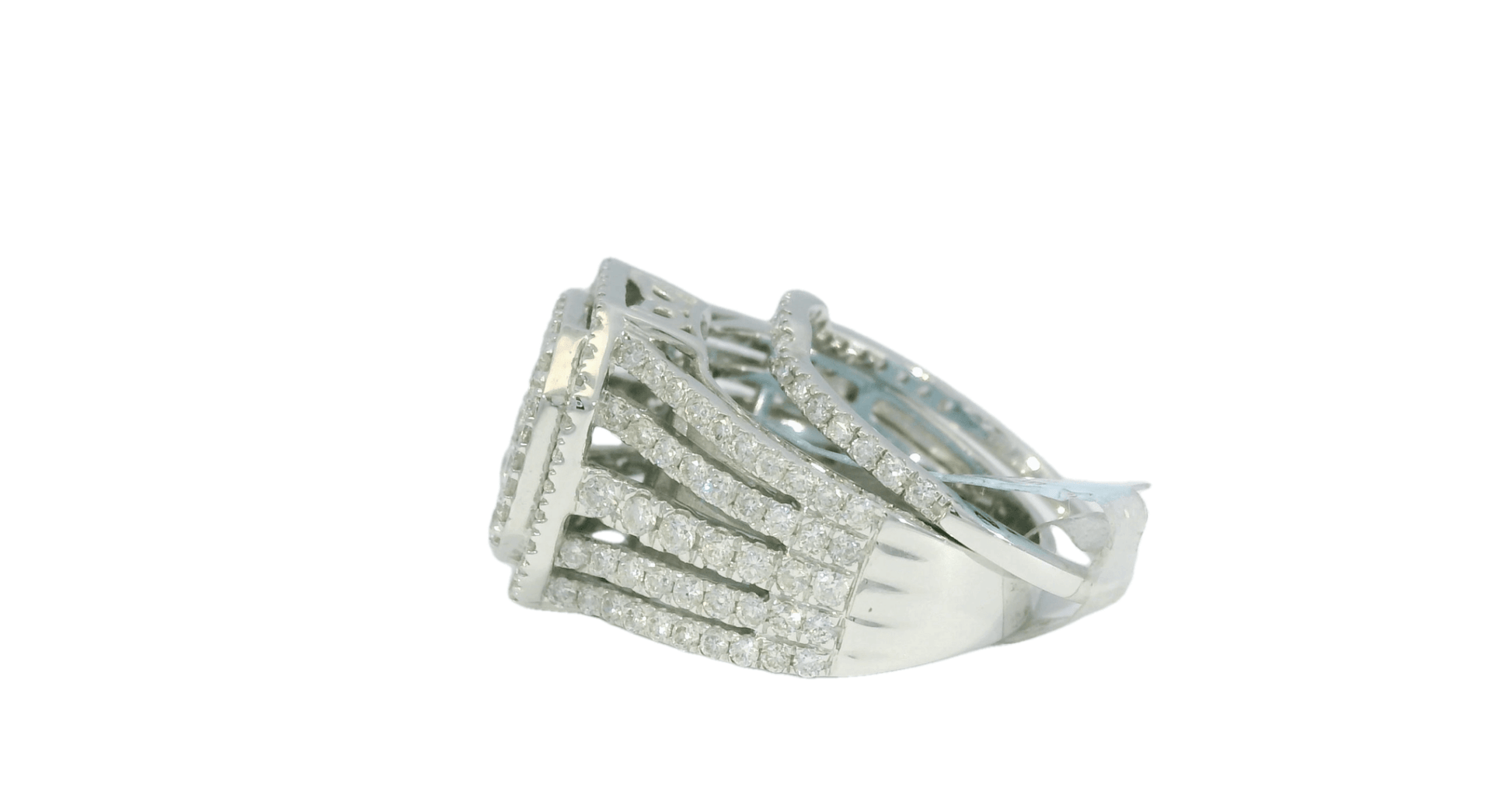 Elegant Diamond - Encrusted Ring - Royal Class Jewels