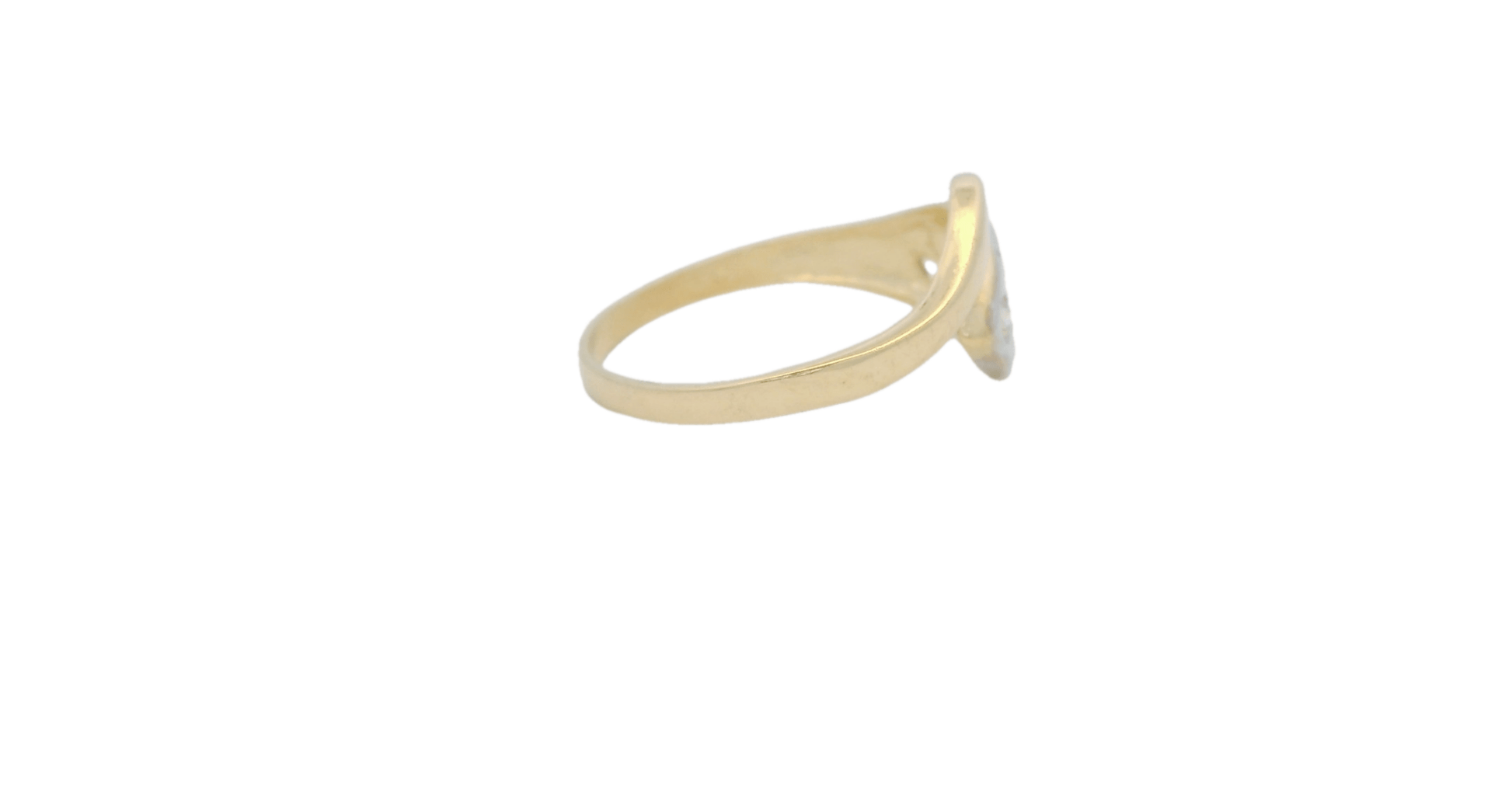 Elegant Two - Tone Ruby Ring - Royal Class Jewels