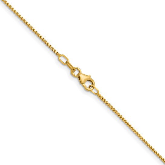 Herco 14K Polished 1.0mm Solid Franco 16 Inch Chain - Royal Class Jewels