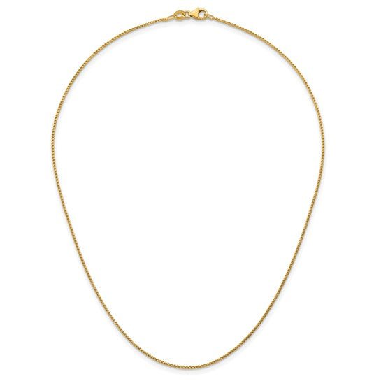 Herco 14K Polished 1.0mm Solid Franco 16 Inch Chain - Royal Class Jewels