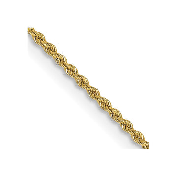 14K 36 inch 2mm Regular Rope with Lobster Clasp Chain