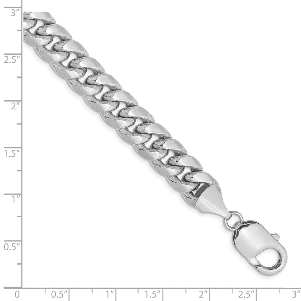 14k WG Semi-Solid Miami Cuban Chain 9.3mm - Anklets