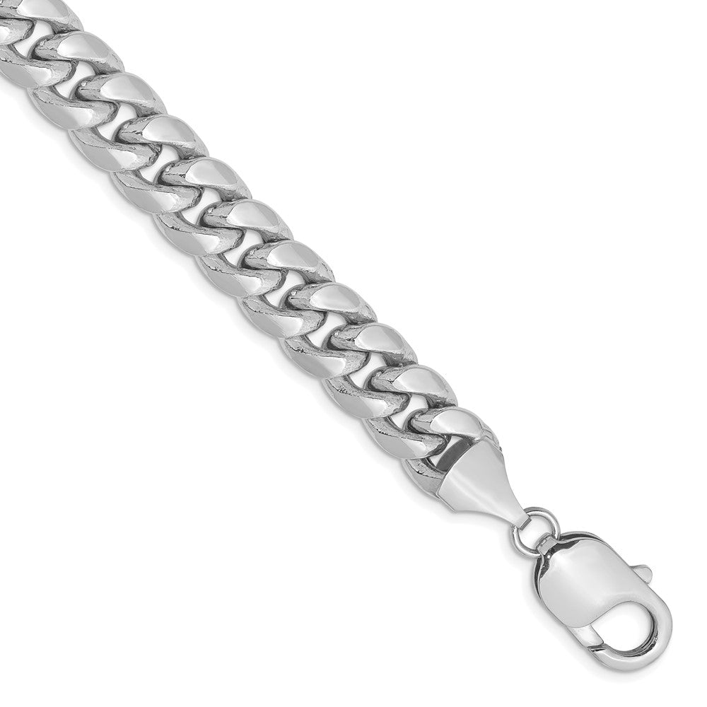 14k WG Semi-Solid Miami Cuban Chain 9.3mm - Anklets