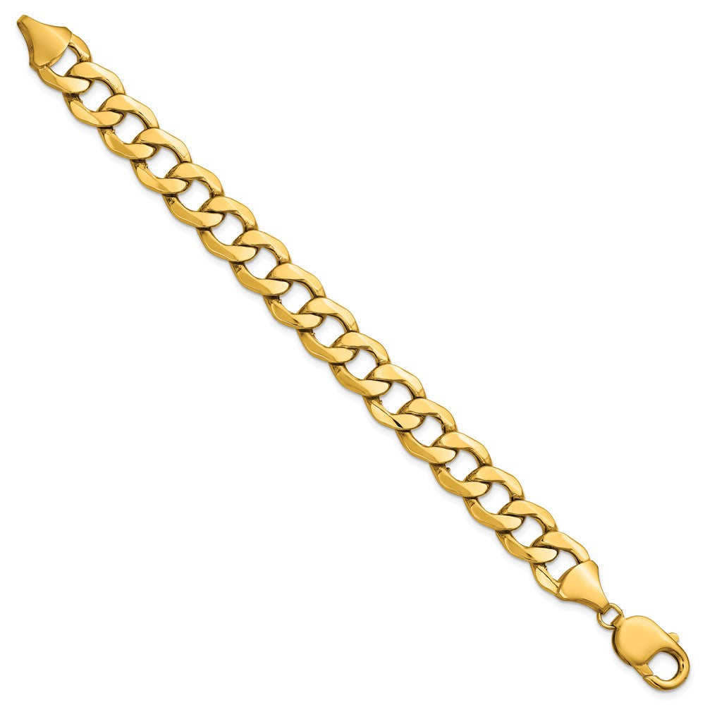 14k Semi-Solid Curb Chain 11.3mm - Bracelets
