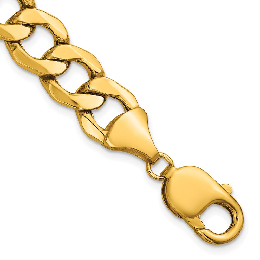 14k Semi-Solid Curb Chain 11.3mm - Bracelets