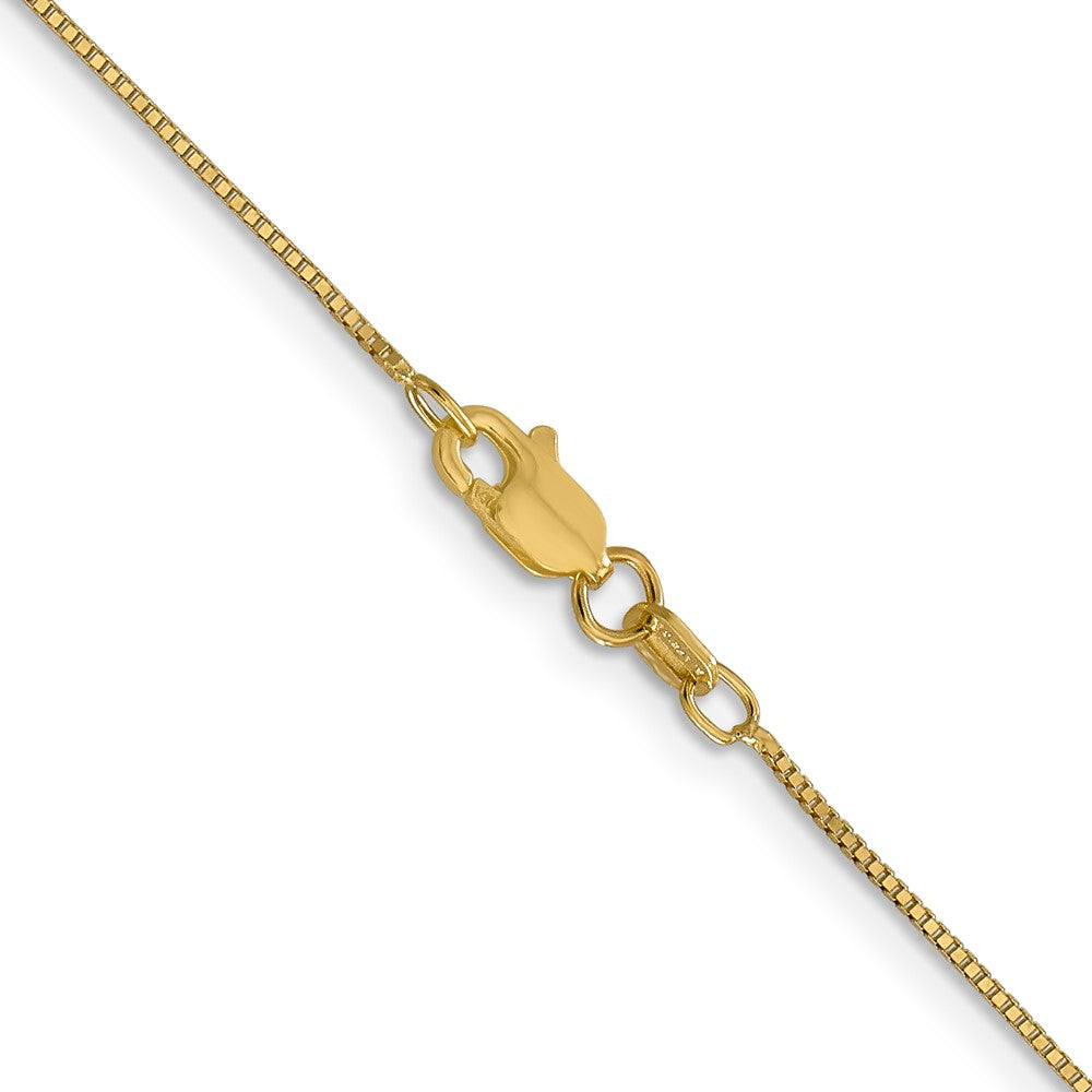 14K . Box with Lobster Clasp Chain 0.7mm - Chains