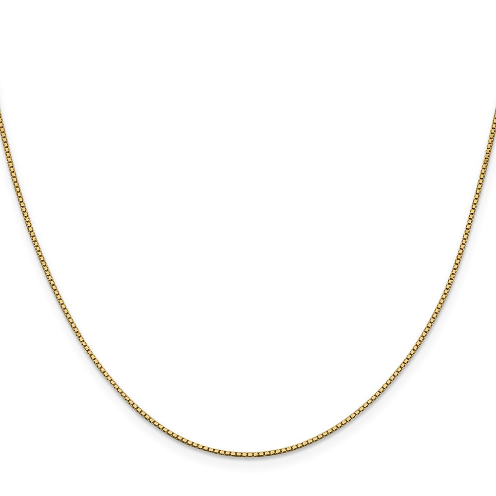 14K . Box with Lobster Clasp Chain 0.95mm - Chains