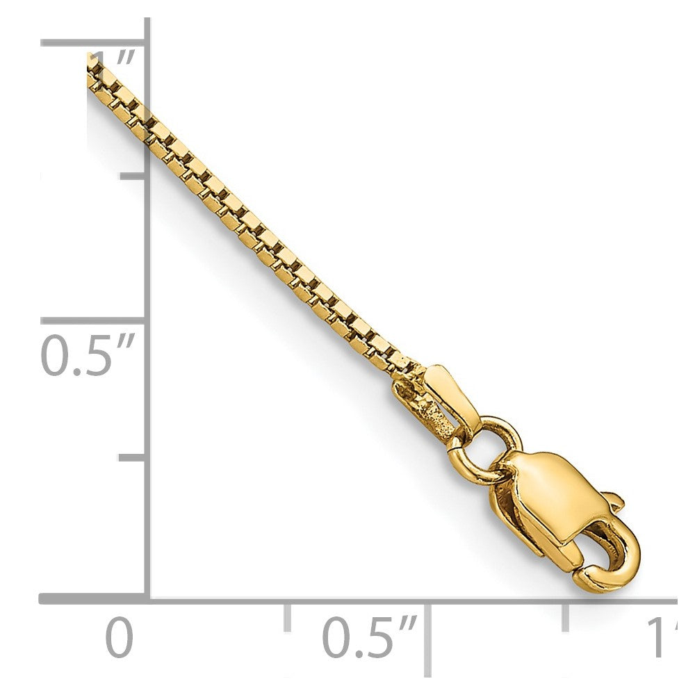 14K . Box with Lobster Clasp Bracelet 0.95mm - Bracelets