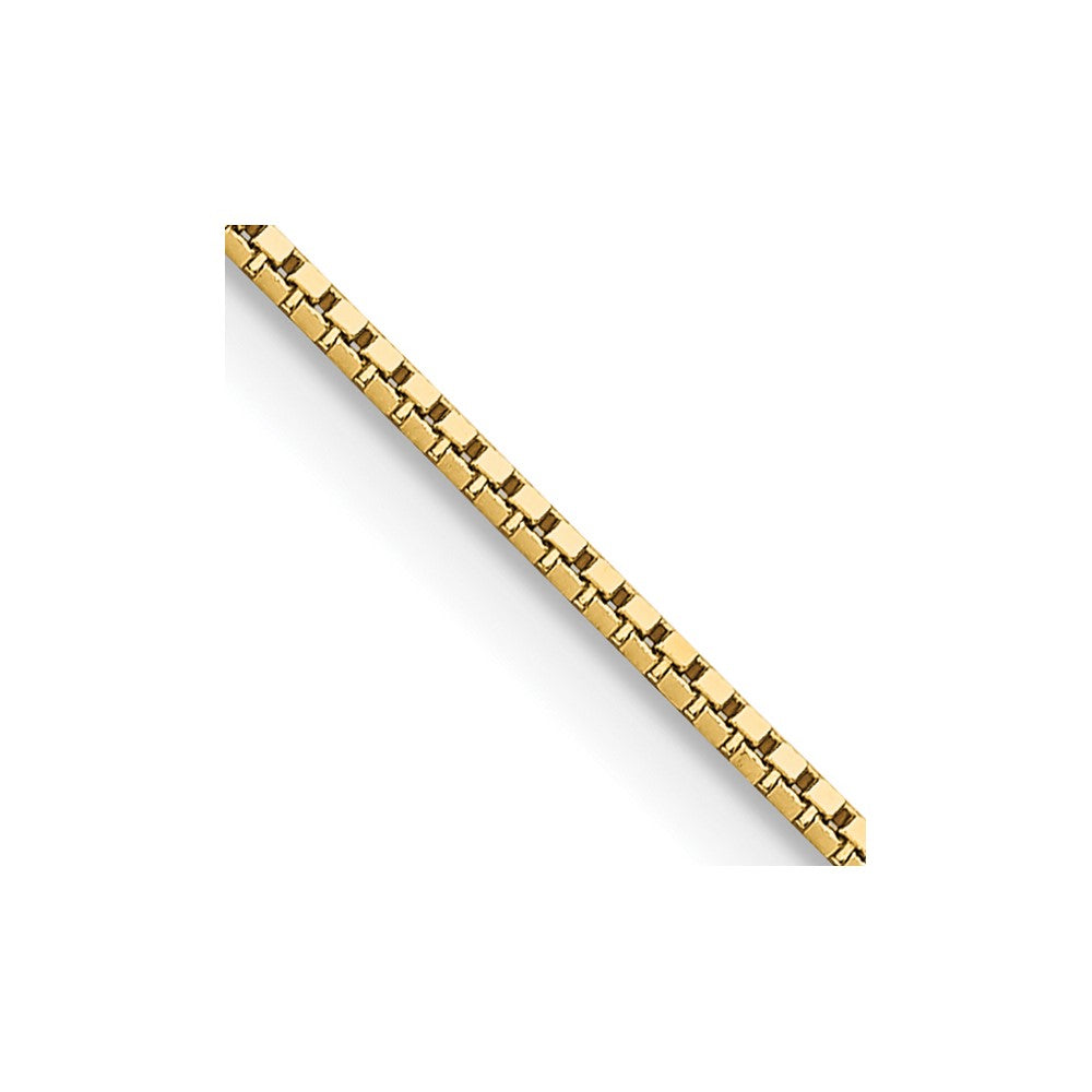 14K 28 inch .95mm Box with Lobster Clasp Chain