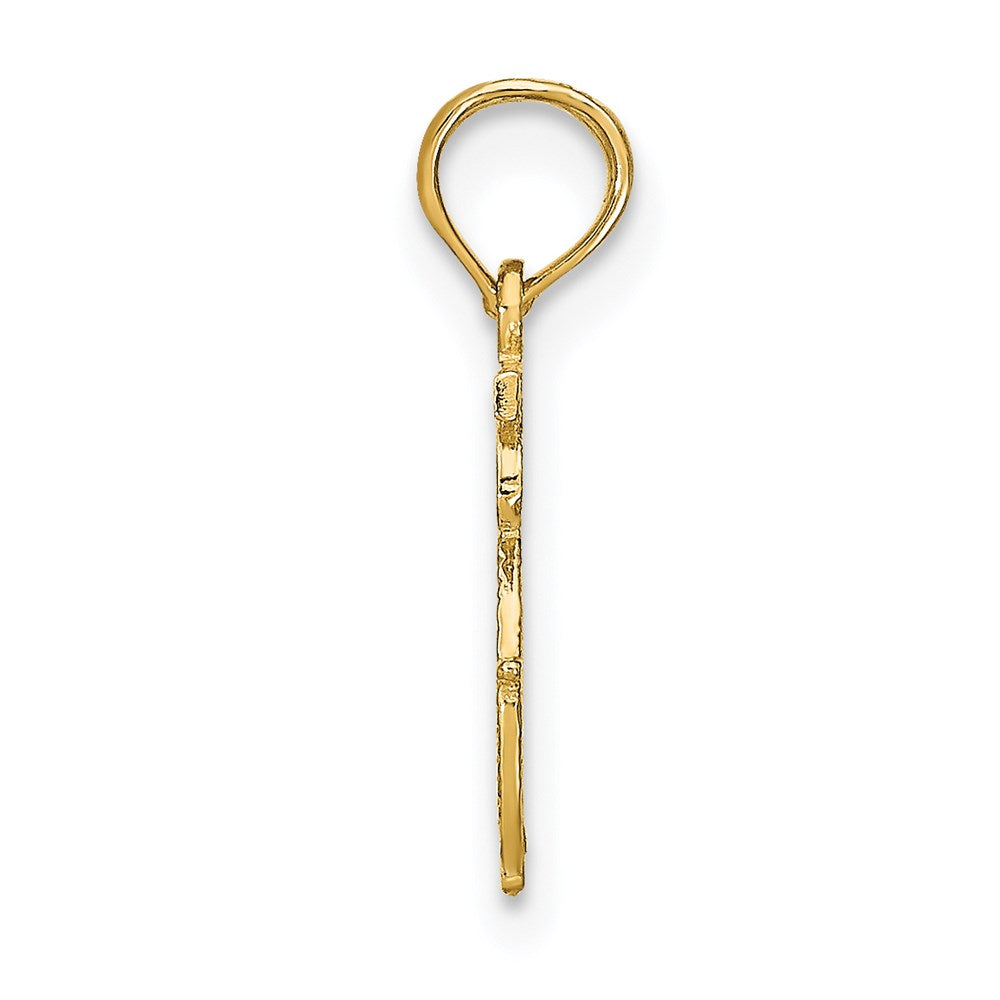 14K ARIES Zodiac Charm 13.55mm - Chains