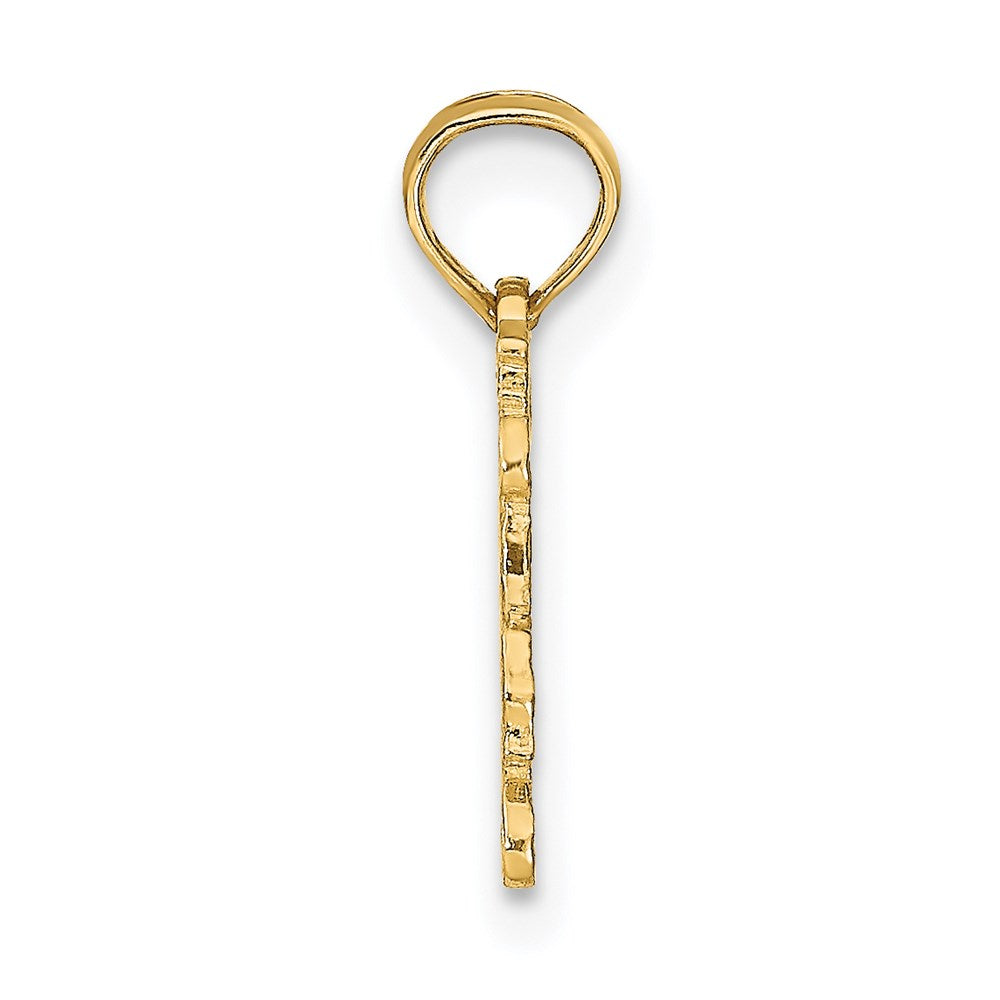 14K TAURUS Zodiac Charm 13.78mm - Chains