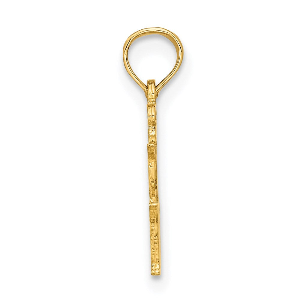 14K VIRGO Zodiac Charm 13.7mm - Chains