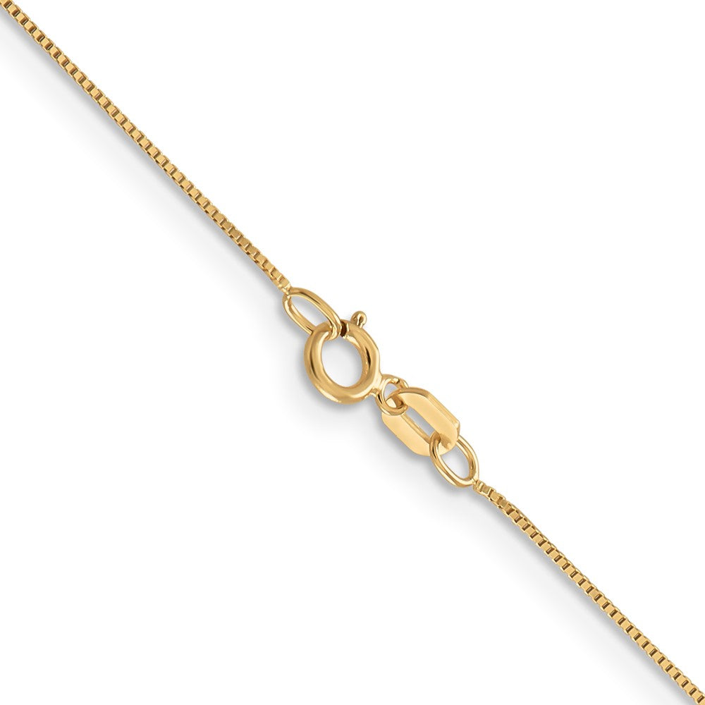 14K . Box with Spring Ring Clasp Chain 0.5mm - Chains