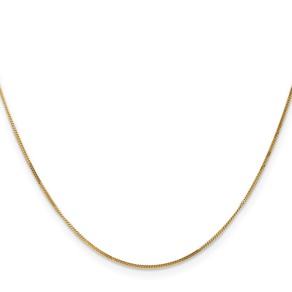 14K . Curb with Spring Ring Clasp Pendant Chain Pendant Chain 0.9mm - Chains