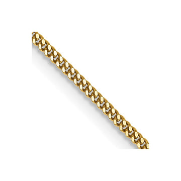 14K 20 inch 1.4mm Curb with Spring Ring Clasp Pendant Chain