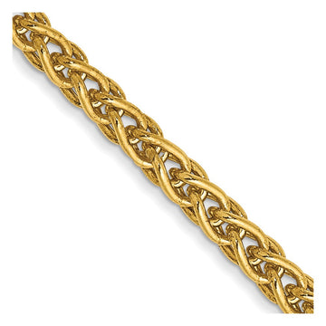 14K 22 inch 2.8mm Spiga with Lobster Clasp Chain