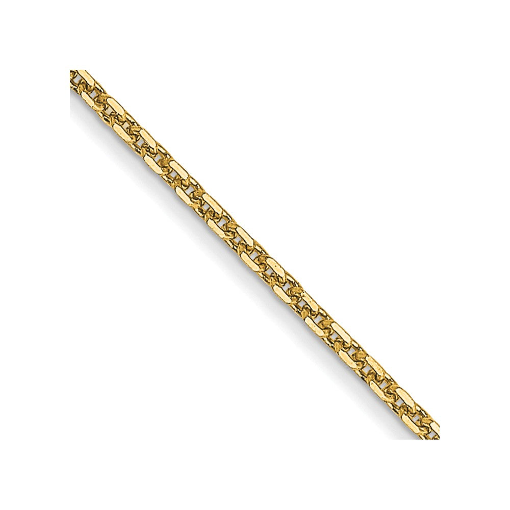 14K 26 inch .95mm Diamond-cut Cable with Lobster Clasp Chain
