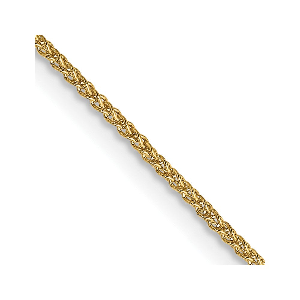 14K 22 inch 1.05mm Spiga with Spring Ring Clasp Chain