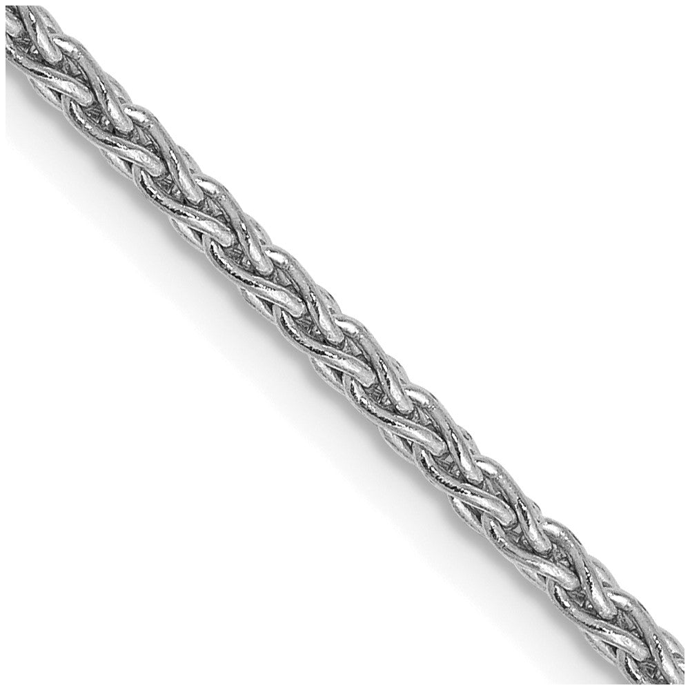 14K White Gold 24 inch 1.75mm Parisian Wheat with Lobster Clasp Chain