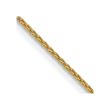 14k 22 inch 1mm Parisian Wheat with Lobster Clasp Chain
