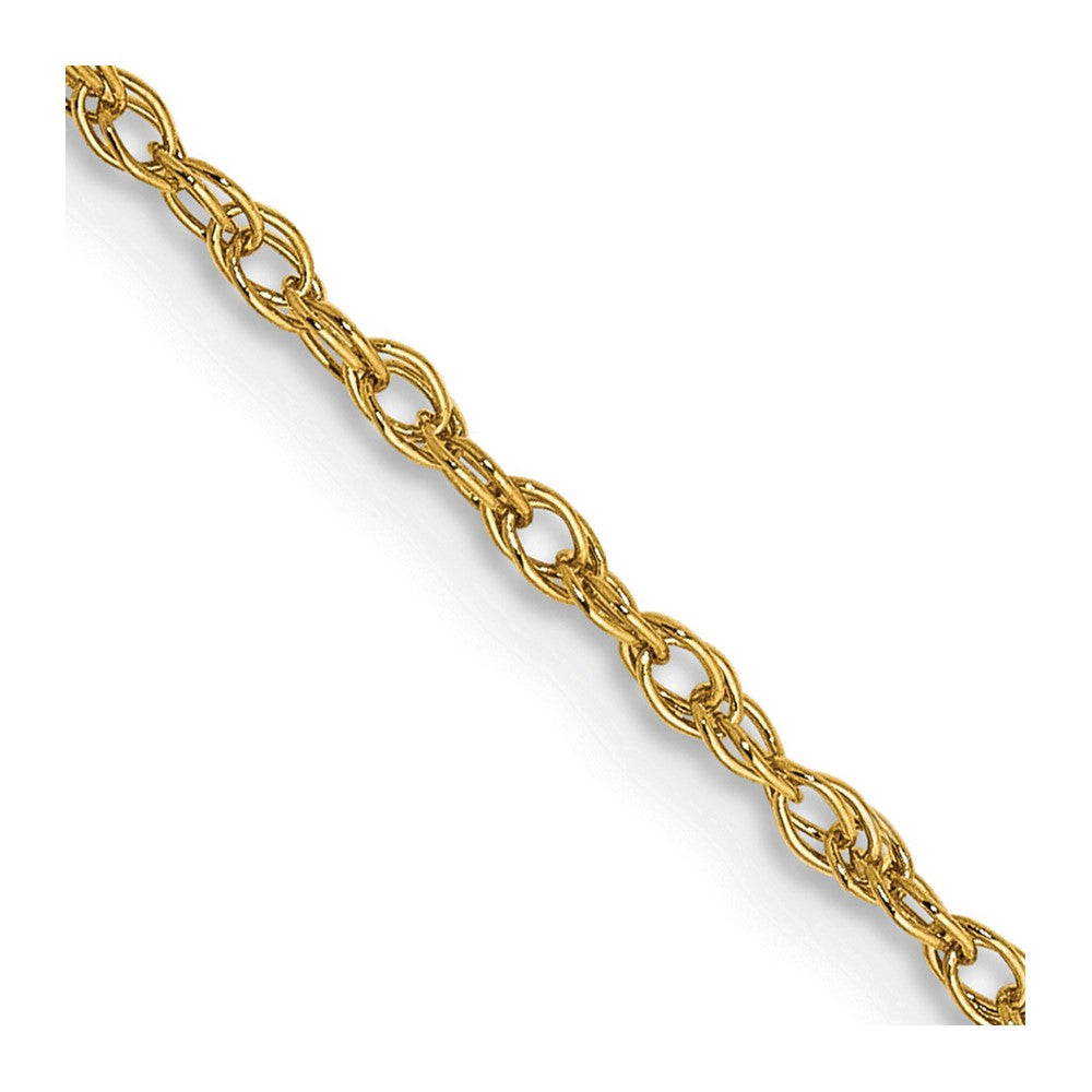 14K 22 inch 1.3 Heavy Baby Rope with Lobster Clasp Chain