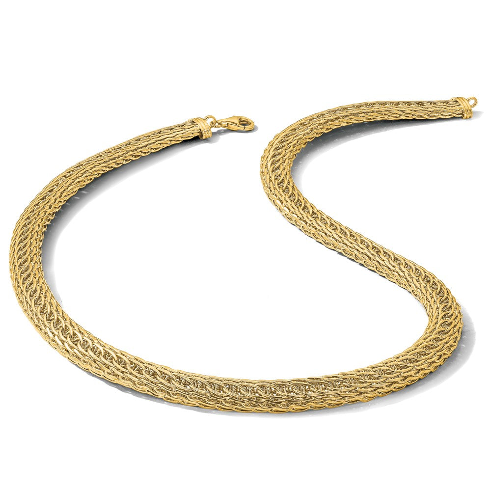 14k Polished Fancy Multi-Link Necklace 8.1mm - Chains