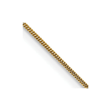 14K 24 inch .65mm Round Snake with Lobster Clasp Chain