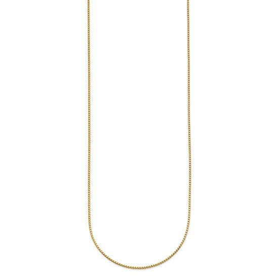 Herco 14K Polished 1.0mm Solid Franco 16 Inch Chain - Royal Class Jewels
